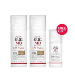 EltaMD Buy 2 Full Size EltaMD UV Clear Tinted 46 Get 1 FREE UV Clear Broad-Spectrum SPF 46 Trial Size
