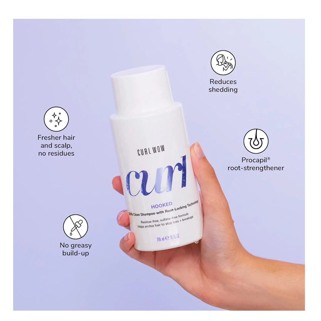 COLOR WOW Hooked ~ 100% Clean Curl Shampoo ~ With Root-Locking Technology - Image 3